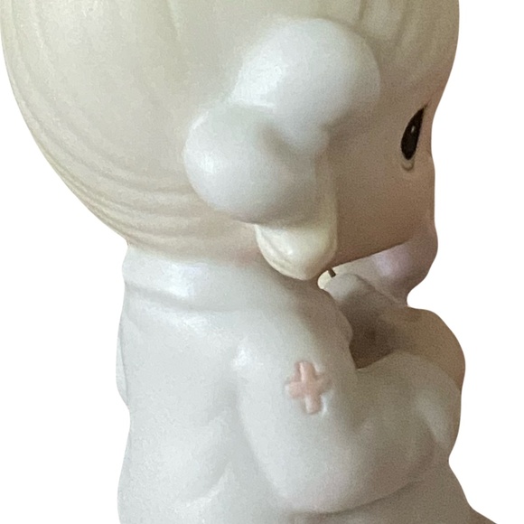 Vintage Precious Moments Nurse & Teddy Bear Figurine - Love Beareth All Things
